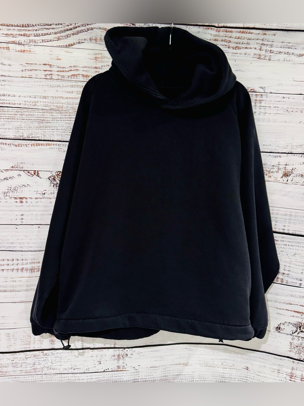 Standard Cloth Jump Shot Hoodie Sweatshirt - Washed Black (Size M)